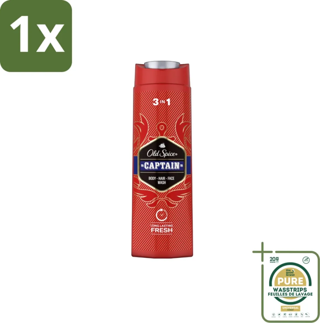 1 x Old Spice – Douchegel – Captain – 400 ml- Koffiezetapparaat - Koffiezetapparaat Met Automatische Functie - Koffiezetapparaat Voor Thuis - Koffiezetapparaat Met Thermosfles