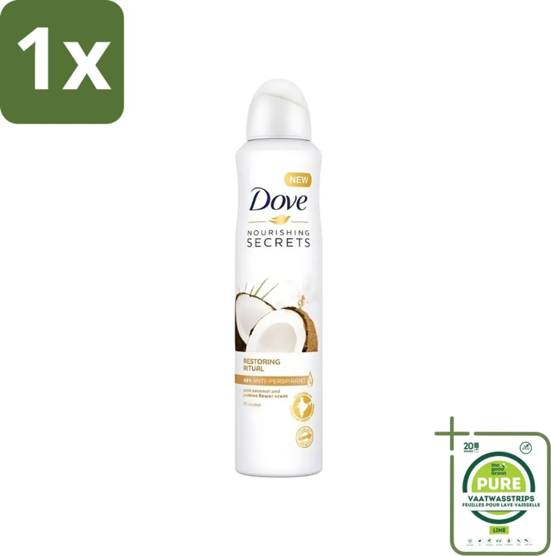 Dove Deodorant Spray Coconut & Jasmine Flower 250ml