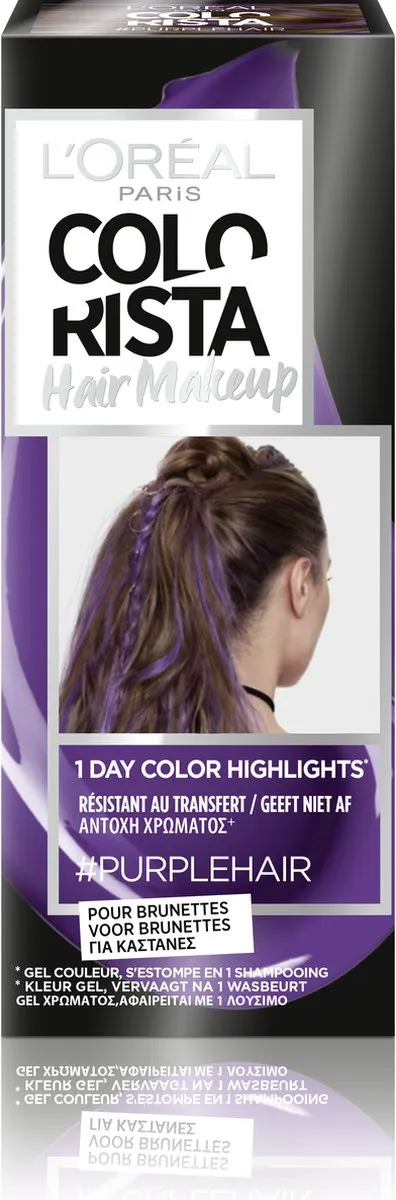 L'Oréal Paris Colorista Purple Haar Make-up - 1 Dag