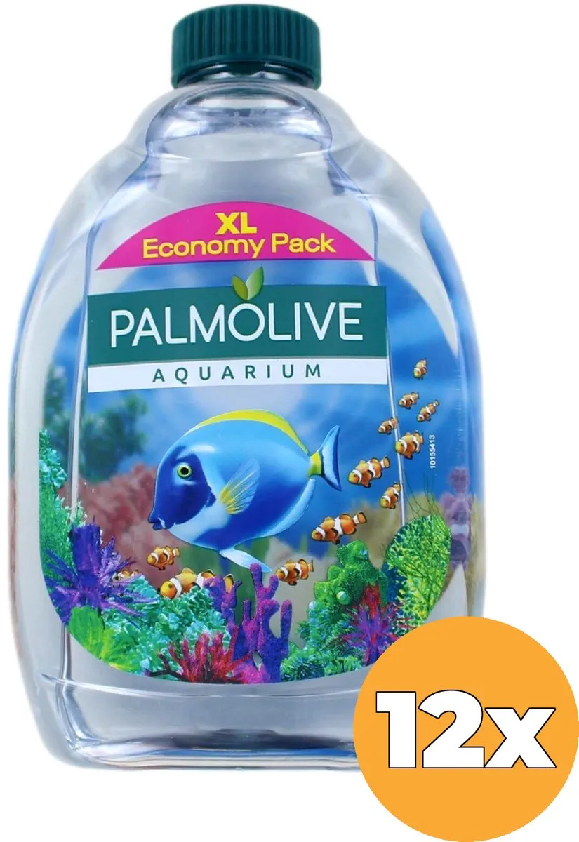Palmolive Handzeep Aquarium Navulling 12x500ml - afbeelding 2 van 2