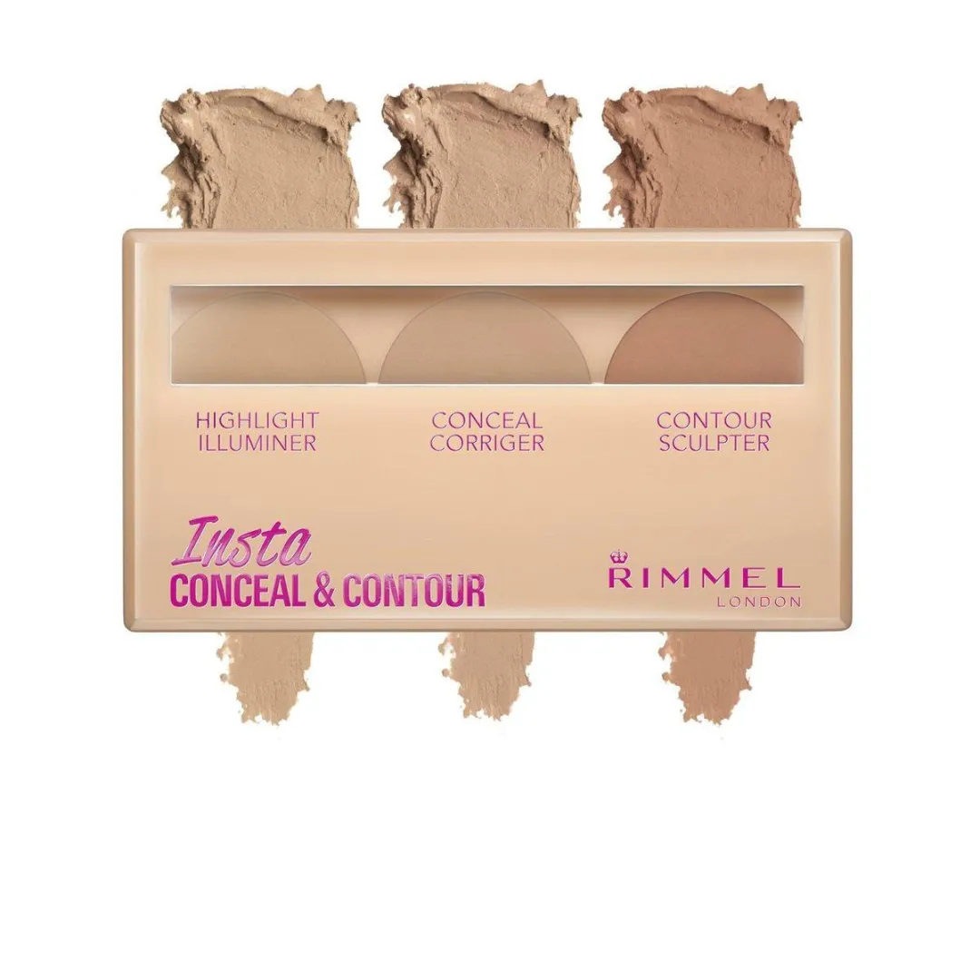 Rimmel London Insta Conceal & Contour Palette - 8.4g - Lichte huidskleur