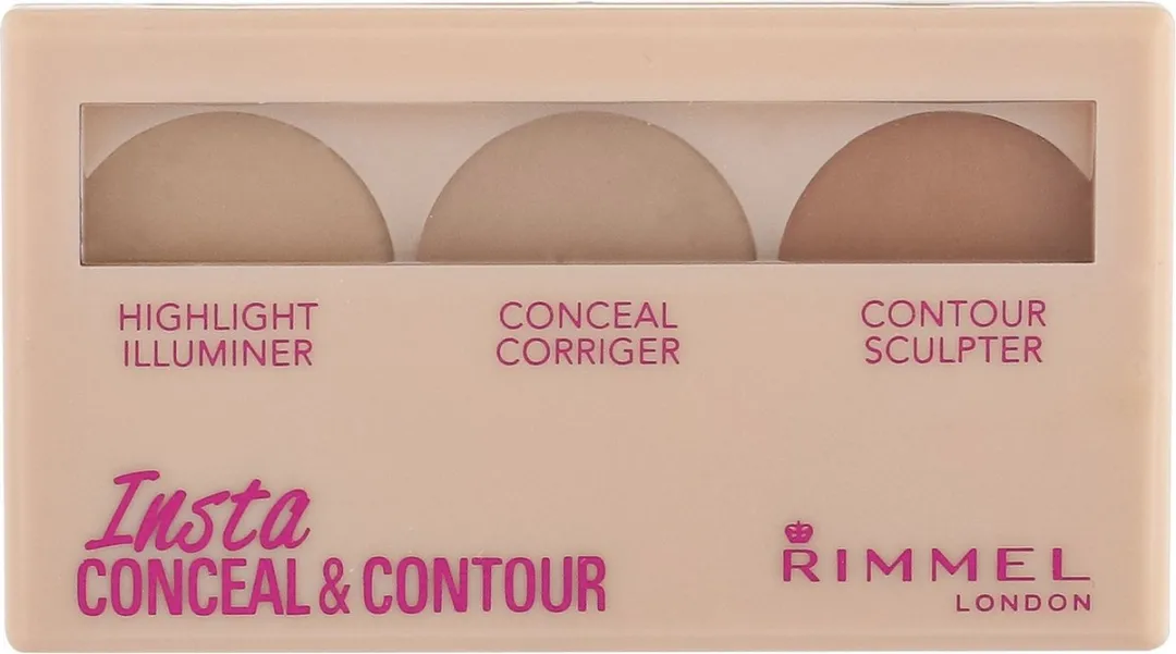 Rimmel London Insta Conceal & Contour Palette - 8.4g - Lichte huidskleur