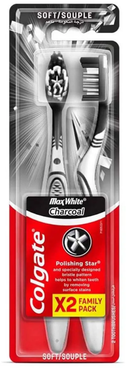 Colgate Max White Houtskool Zachte Tandenborstel