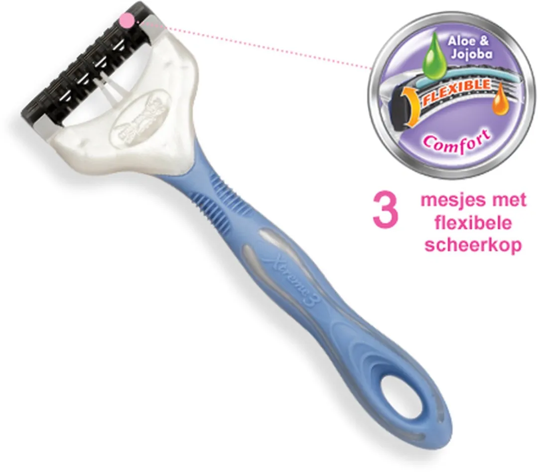 Wilkinson Sword Xtreme 3 Beauty Scheermesjes - 6 Stuks - Roos
