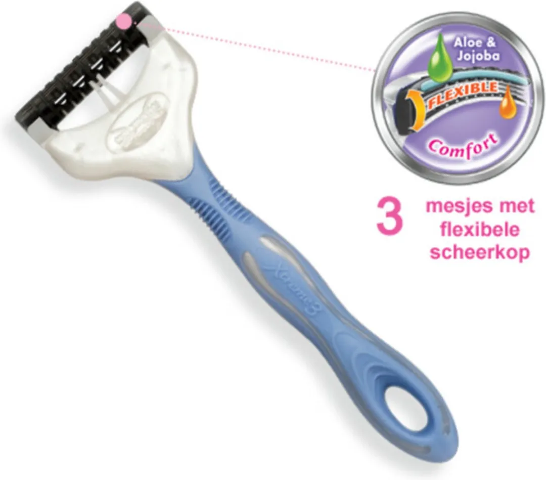 Wilkinson Sword Xtreme 3 Beauty Scheermesjes - 6 Stuks - Roos
