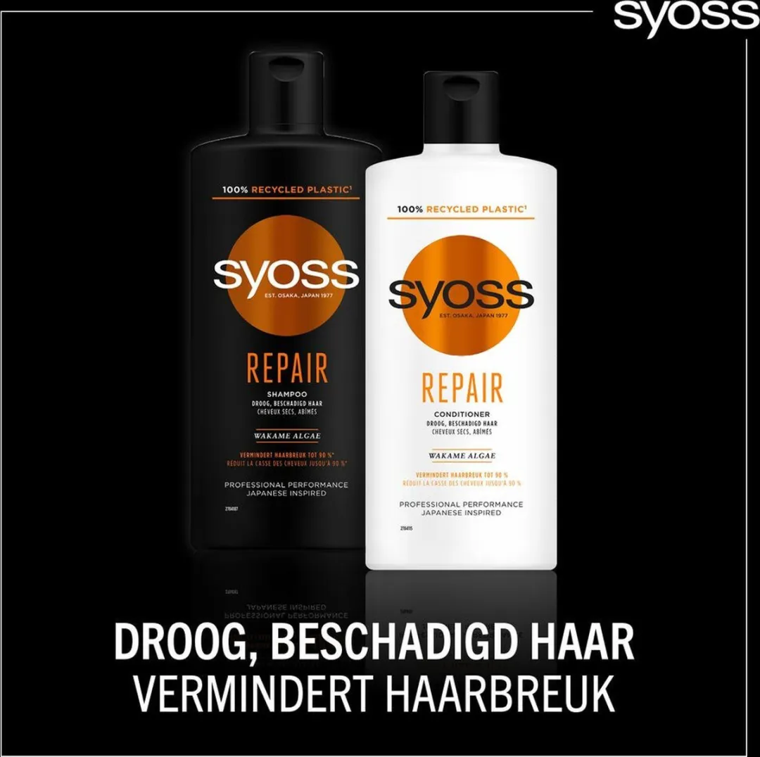 SYOSS Repair Shampoo - 3x 440ml