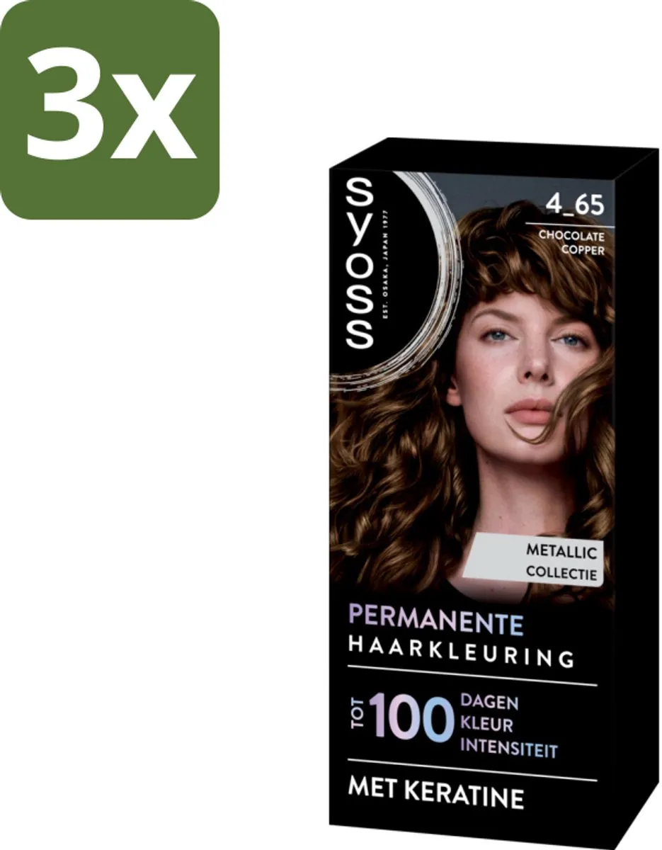 SYOSS Permanent Haarkleuring 4-65 Chocolate Copper