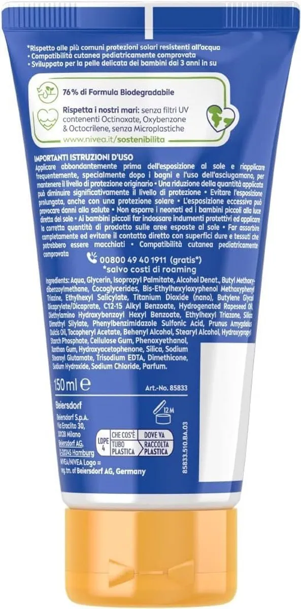 NIVEA SUN Kids Protect & Hydrate Zonnebrand SPF 50+ 150ml