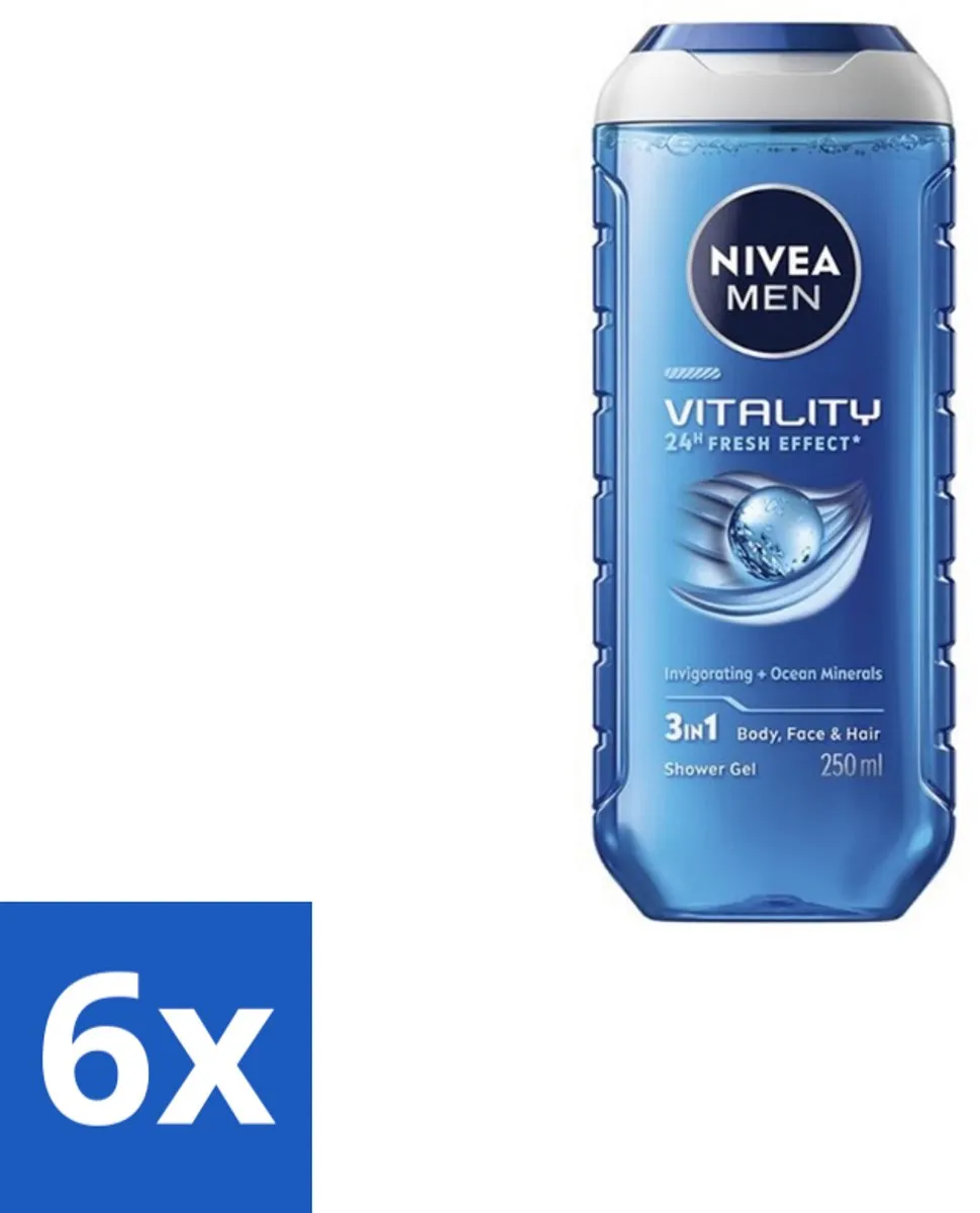 NIVEA Men Vitality 3-in-1 Douchegel 1500ml