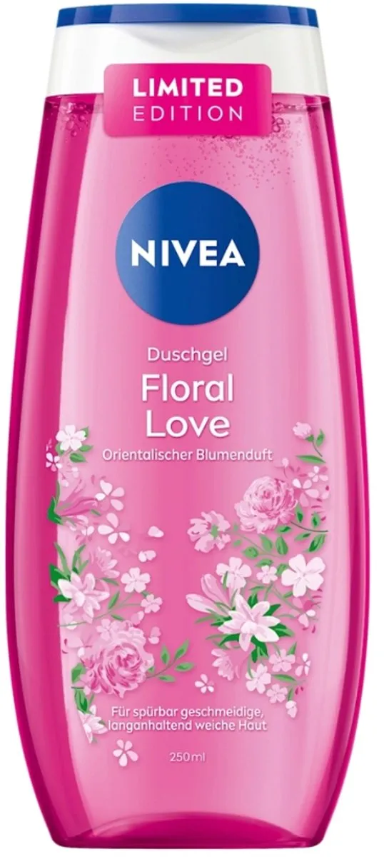 NIVEA Floral Love Douchegel 750ml - 3 Stuks