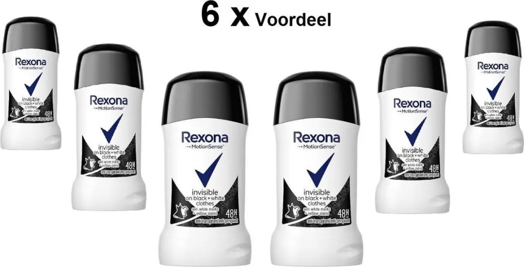 Rexona Motion Sense Invisible Black & White Deo Stick