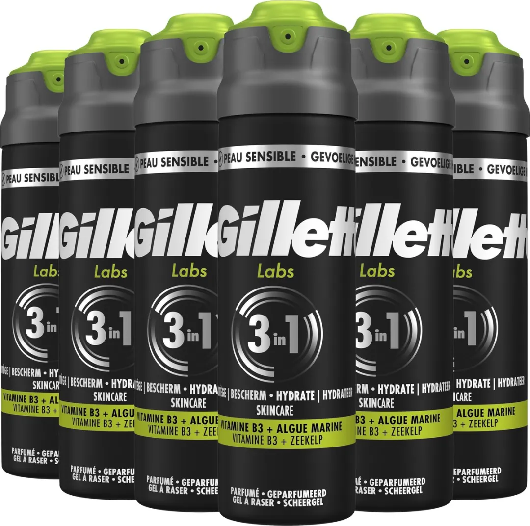 Gillette Labs Snel Schuimende Scheergel 198ml