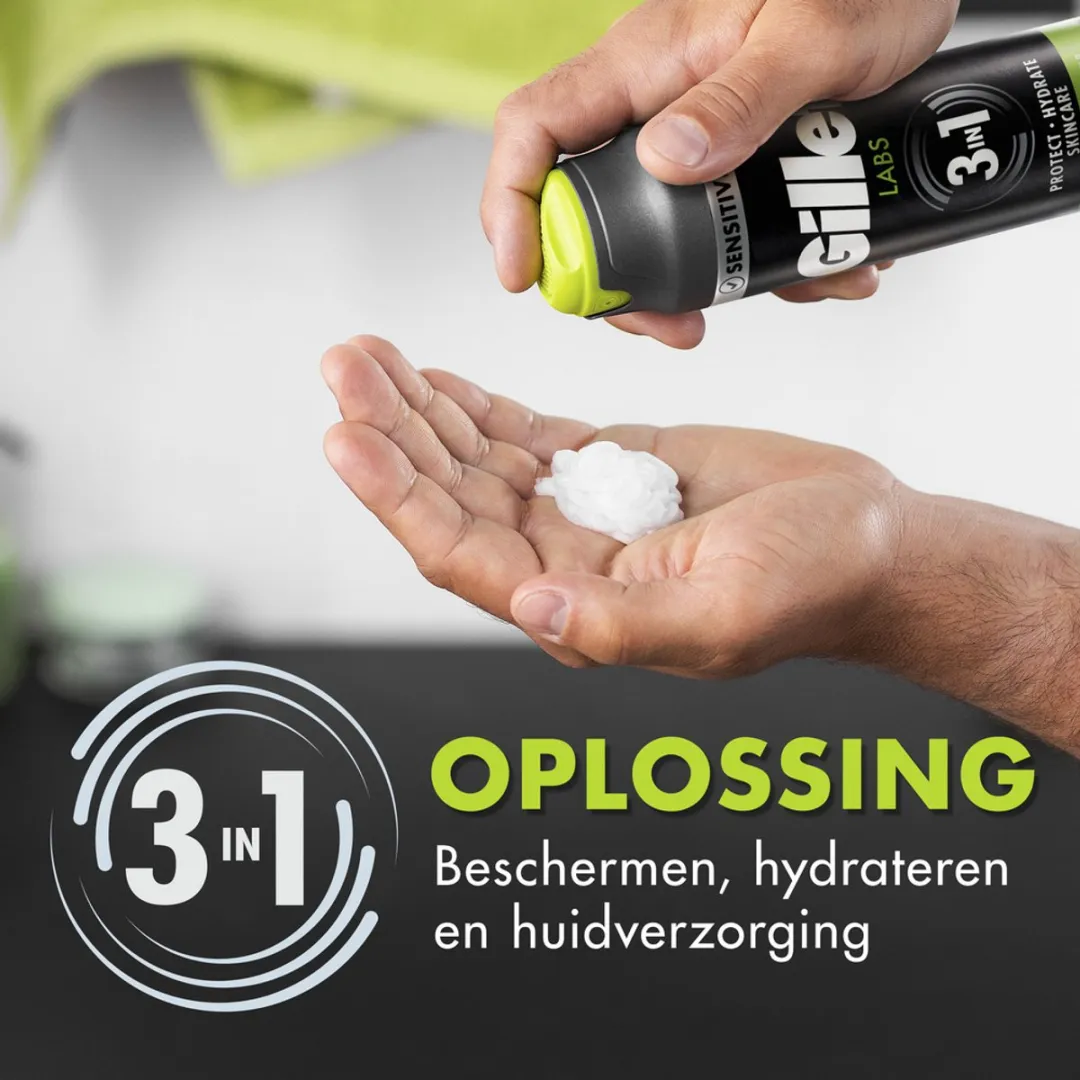 Gillette Labs Snel Schuimende Scheergel 198ml - 6 Stuks