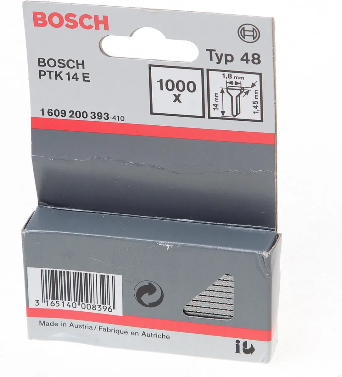 Bosch Nagel Type 48 1,8x1,45x14mm - 1000 Stuks