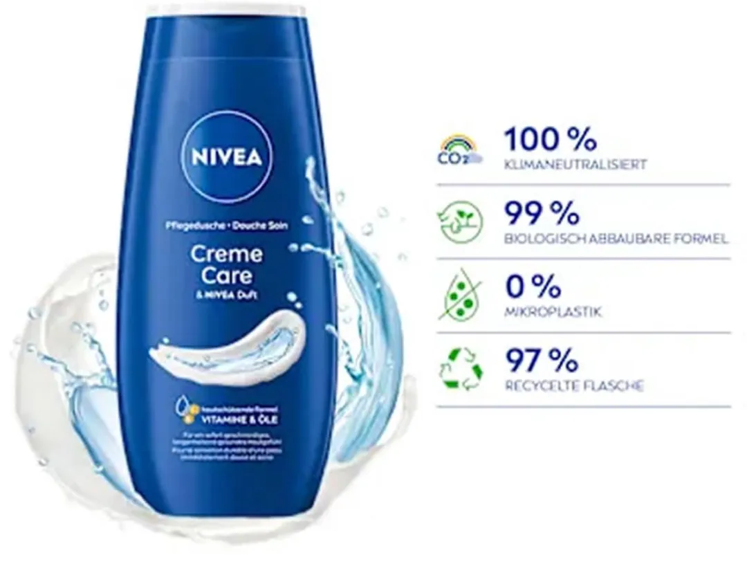 NIVEA Creme Care Douchecrème 250ml - 6 Stuks
