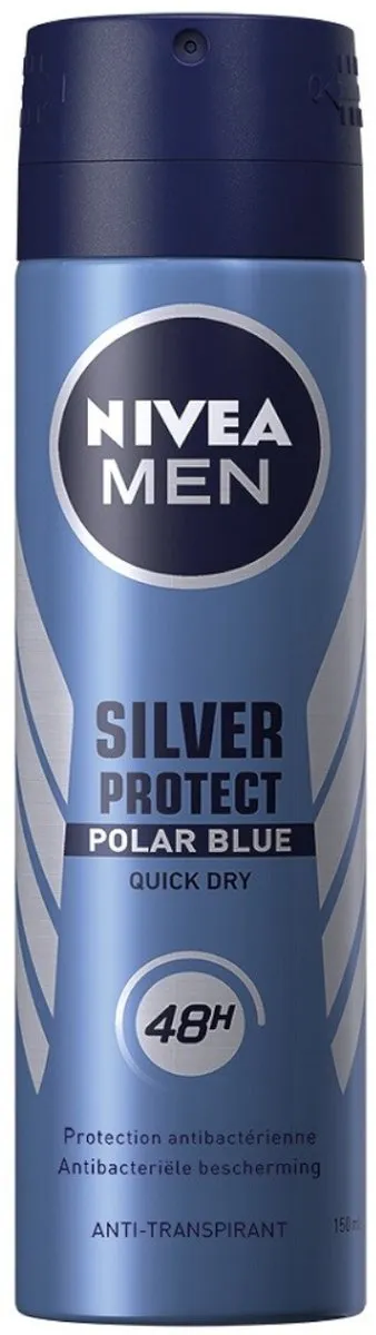 NIVEA Men Silver Protect Polar Blue Deo Spray 150ml
