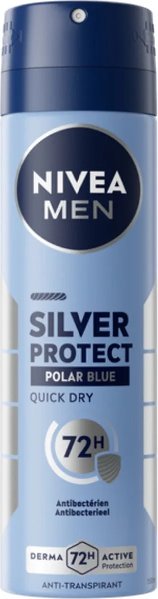 NIVEA Men Silver Protect Polar Blue Deo Spray 150ml
