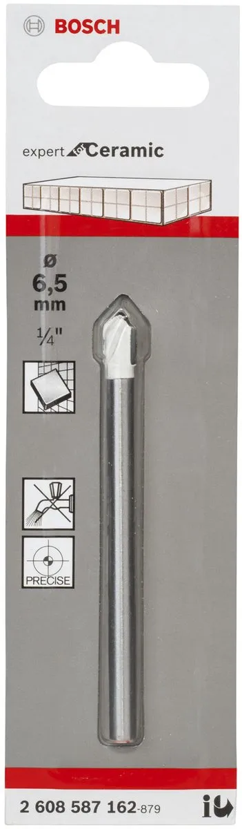 Bosch Tegelboor CYL-9 Ceramic 6,5x80mm - Hout - Zilver