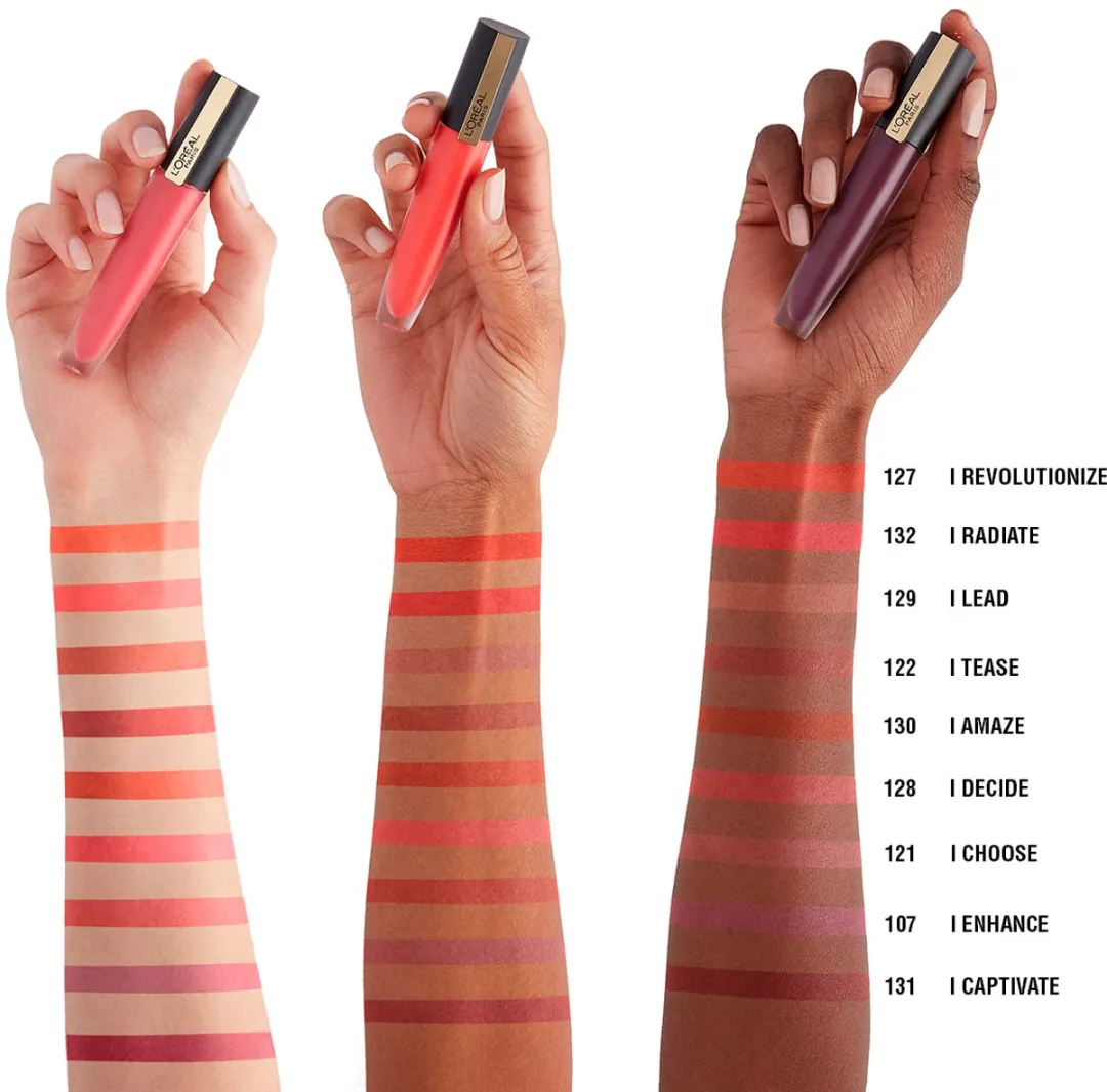 L'Oréal Paris Rouge Signature Lippenstift 131 I Captivate - 7ml - Paars - afbeelding 6 van 6
