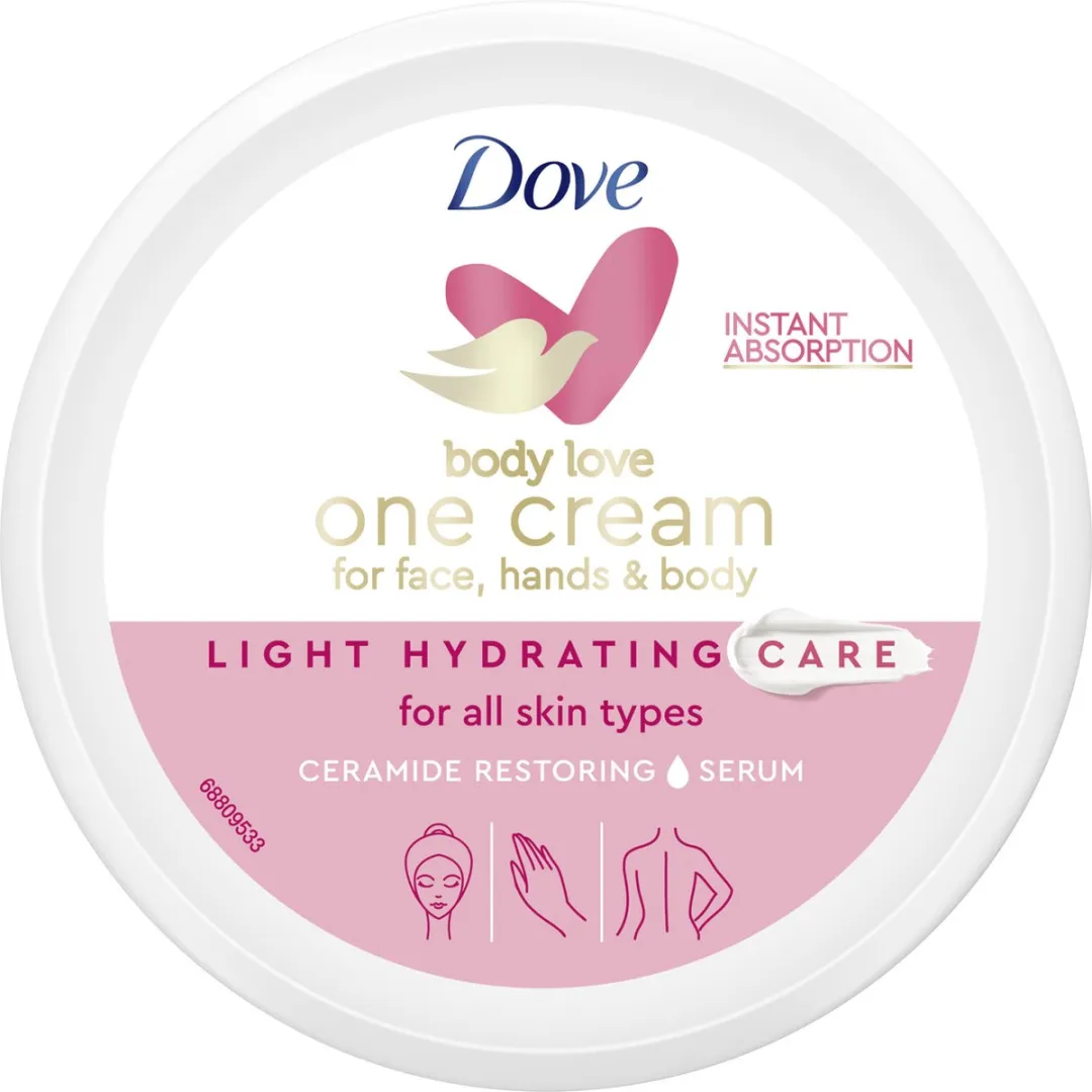 Dove Body Love Light Hydraterende Bodycrème - 250ml - 6 Stuks - afbeelding 6 van 6