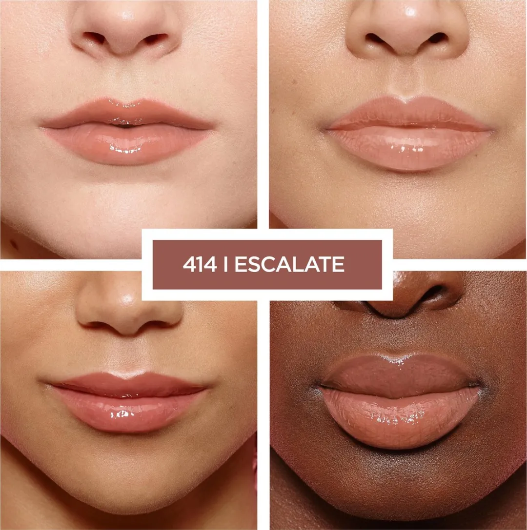 L'Oréal Paris Glow Paradise Balm 414 Escalate Lipgloss - 7ml - Transparant Roze