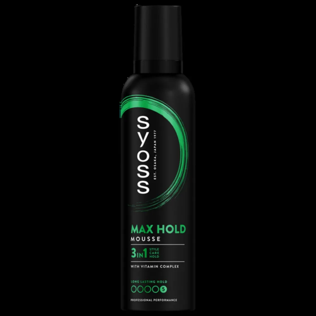 Syoss Max Hold Haarmousse 250ml - afbeelding 6 van 6