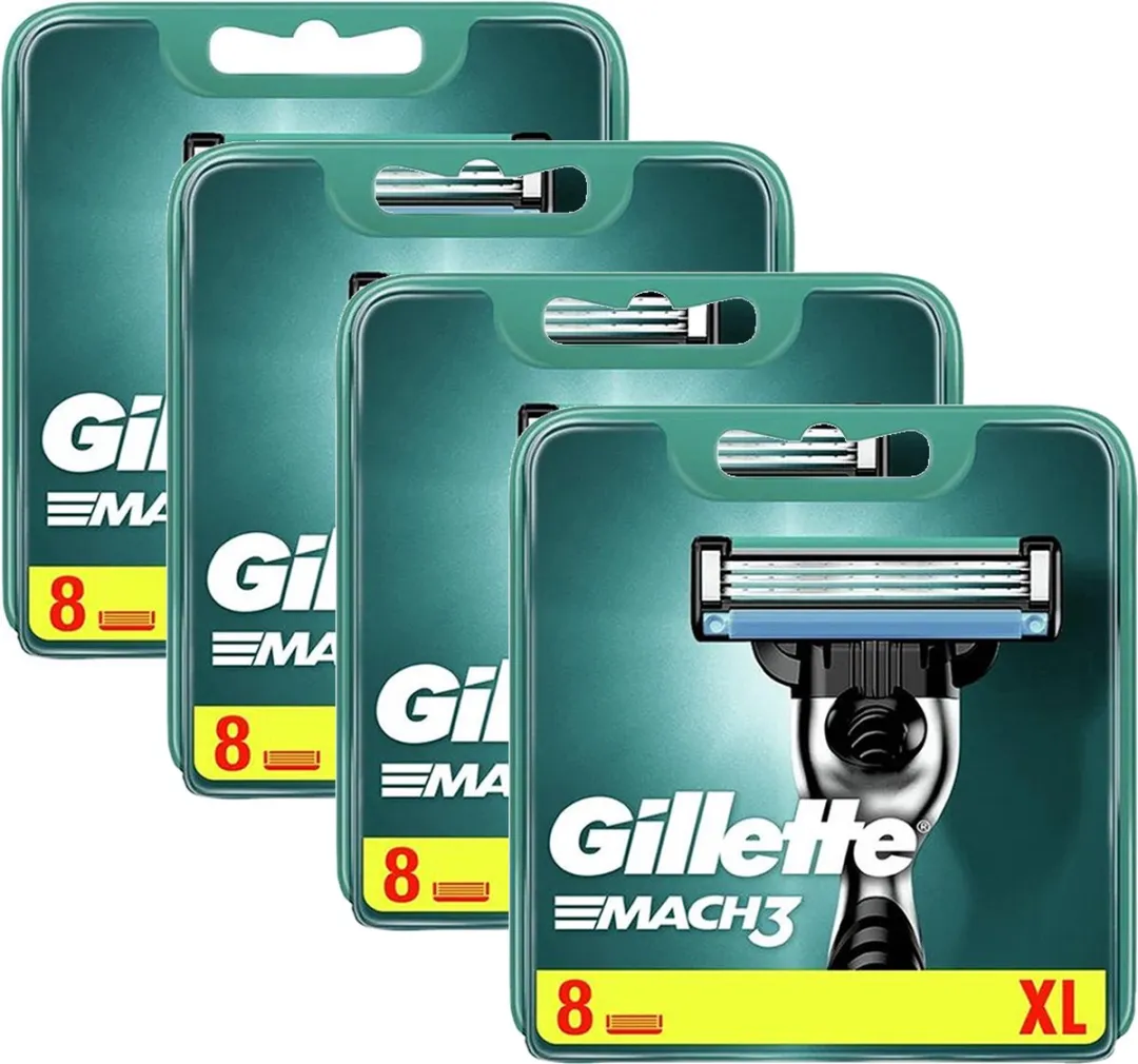Gillette Mach 3 Scheermesjes 32 Stuks