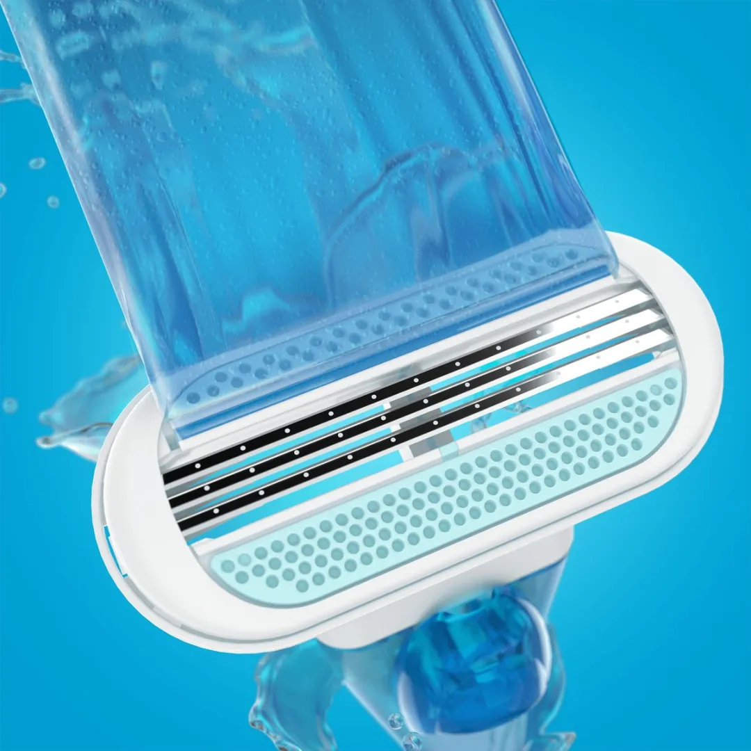 Gillette Venus Scheersysteem - 3 Bladen - 2 Stuks - Blauw