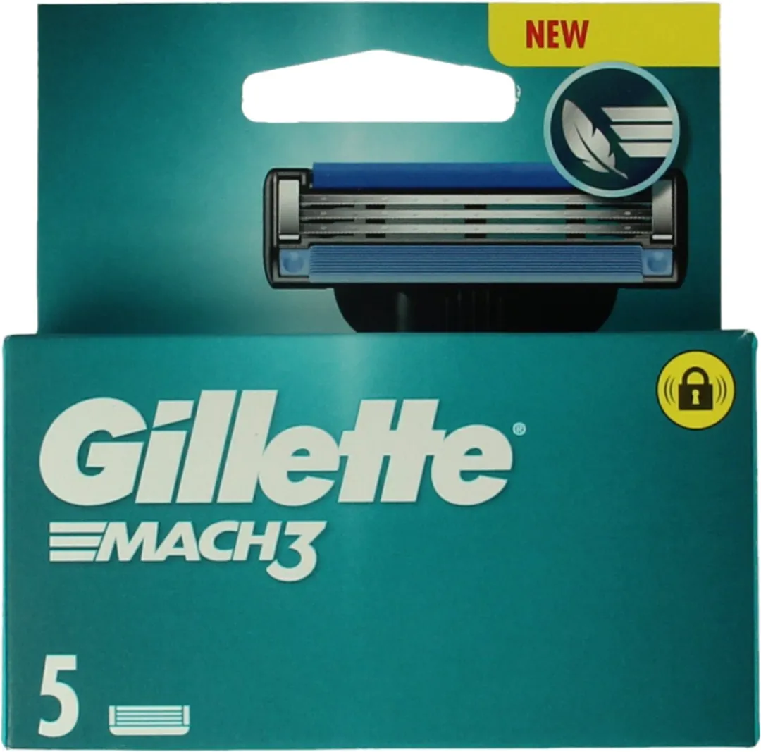Gillette Mach3 Scheermesjes 5 Stuks