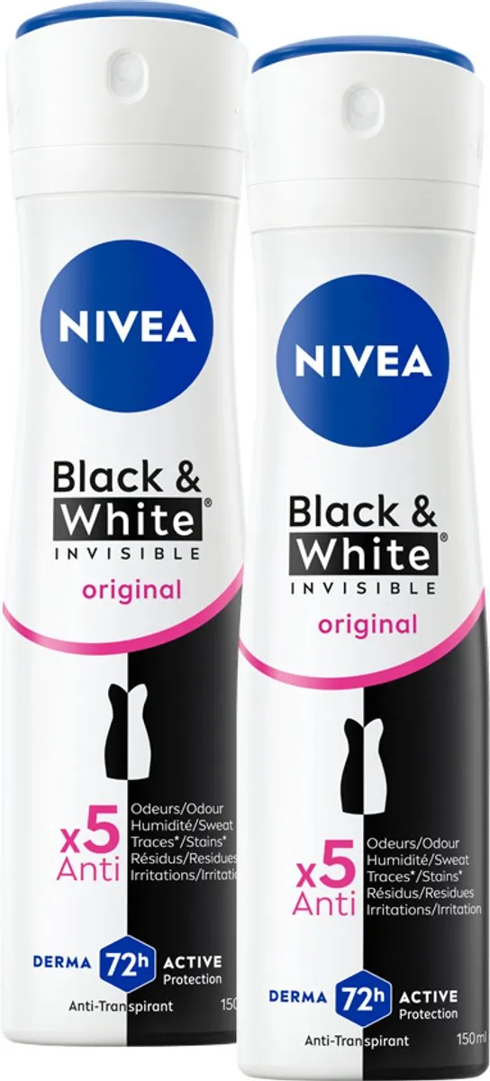 NIVEA Invisible For Black & White Anti-transpirant Spray 300ml