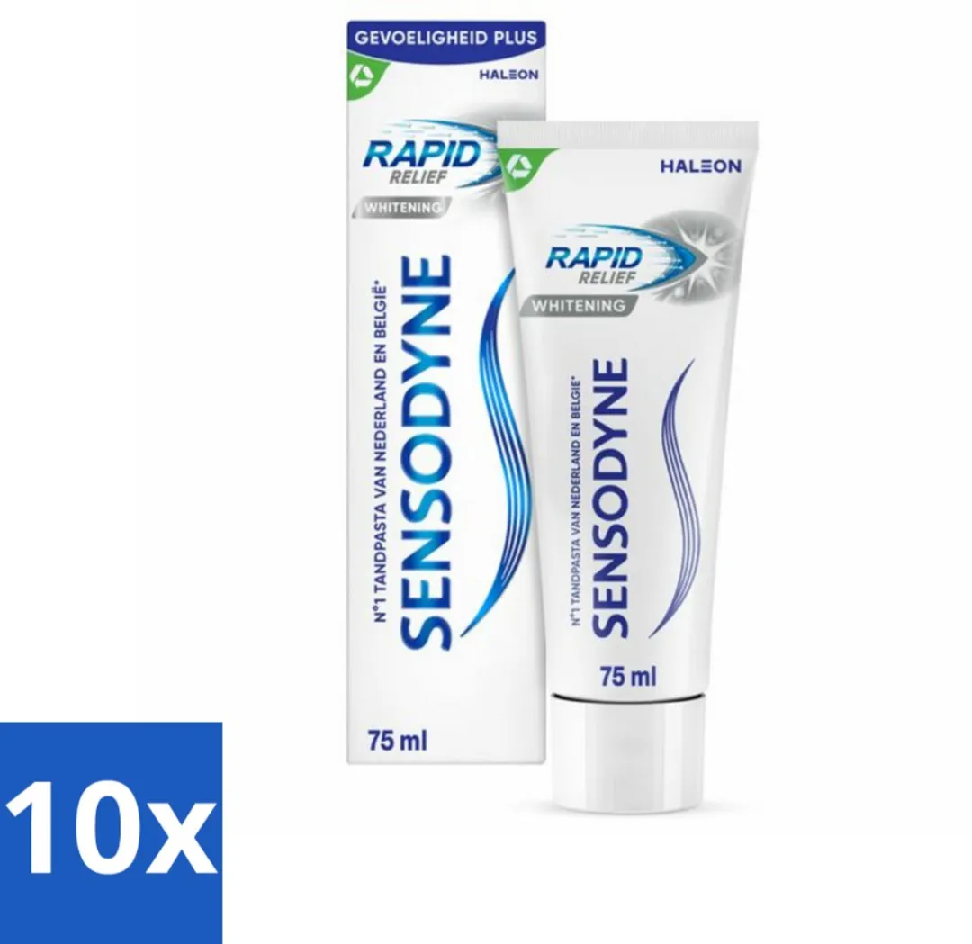 Sensodyne Rapid Relief Whitening Tandpasta 75ml