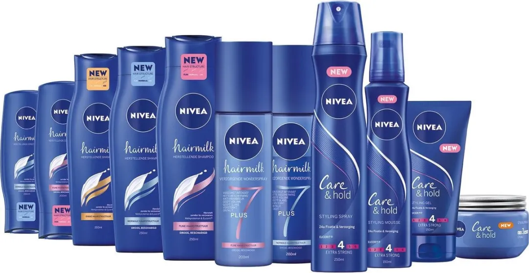 NIVEA Hairmilk Conditioner Fijn Haar 6x200ml