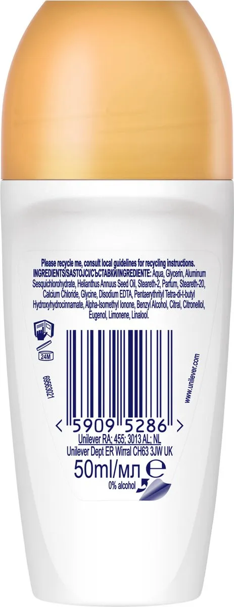 Dove Advanced Care Go Fresh Passievrucht Anti-Transpirant Roller - 6x50ml - afbeelding 3 van 6