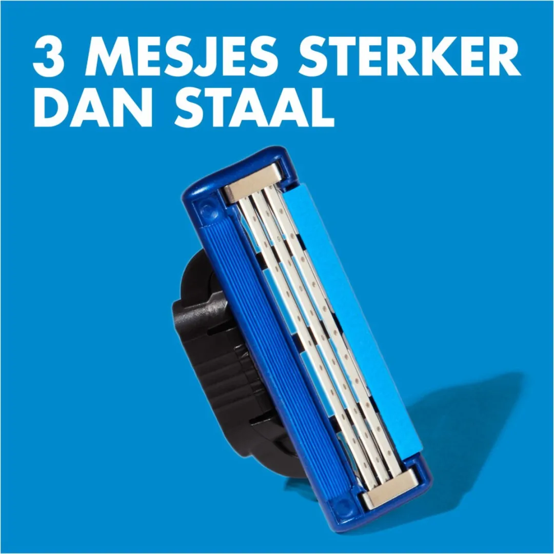 Gillette Mach3 Turbo Scheermesjes - 12 Stuks