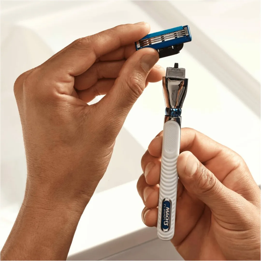 Gillette Mach3 Turbo Scheermesjes - 12 Stuks
