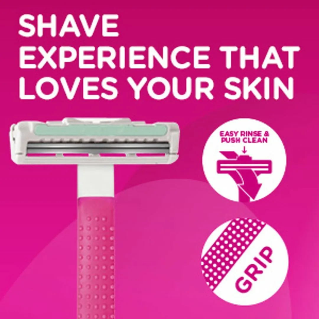 Wilkinson Sword Extra 2 Beauty Wegwerpscheermesjes 15 Stuks - Roze