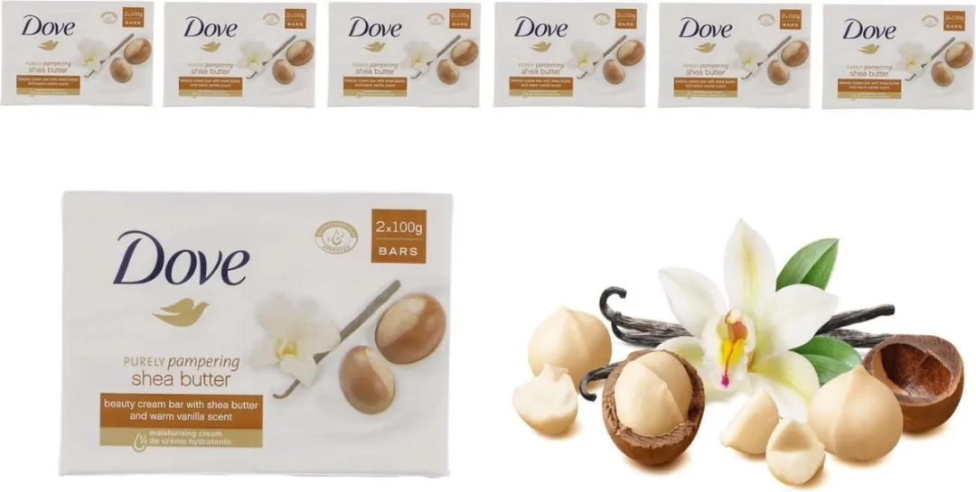 Dove Bar Shea Butter - 12 Stuks - afbeelding 4 van 4