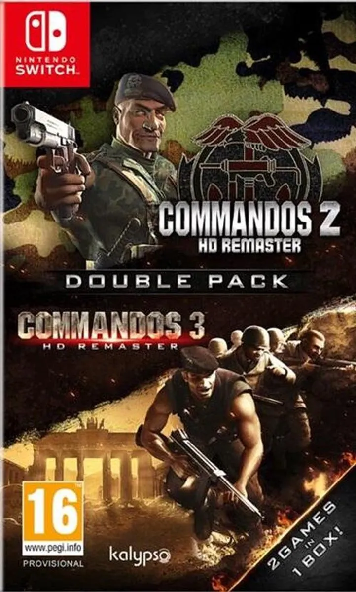 Plaion Commandos 2 & 3 HD Remaster Double Pack - Switch