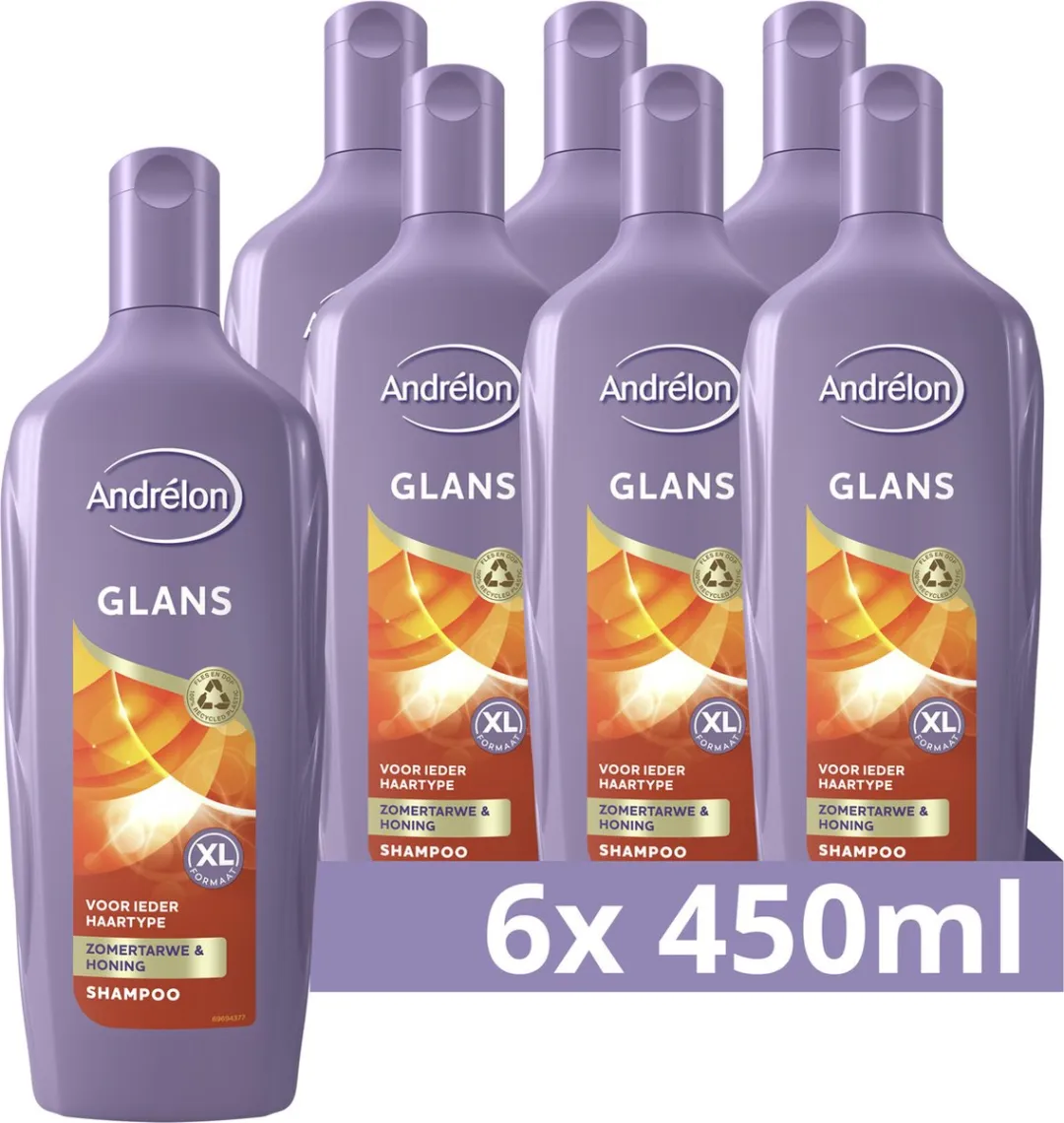 Andrélon Shampoo Glans - 6x450ml
