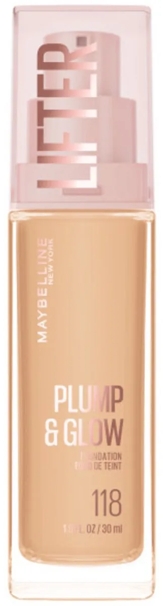 Maybelline Lifter Plump & Glow Foundation 118 - 30ml