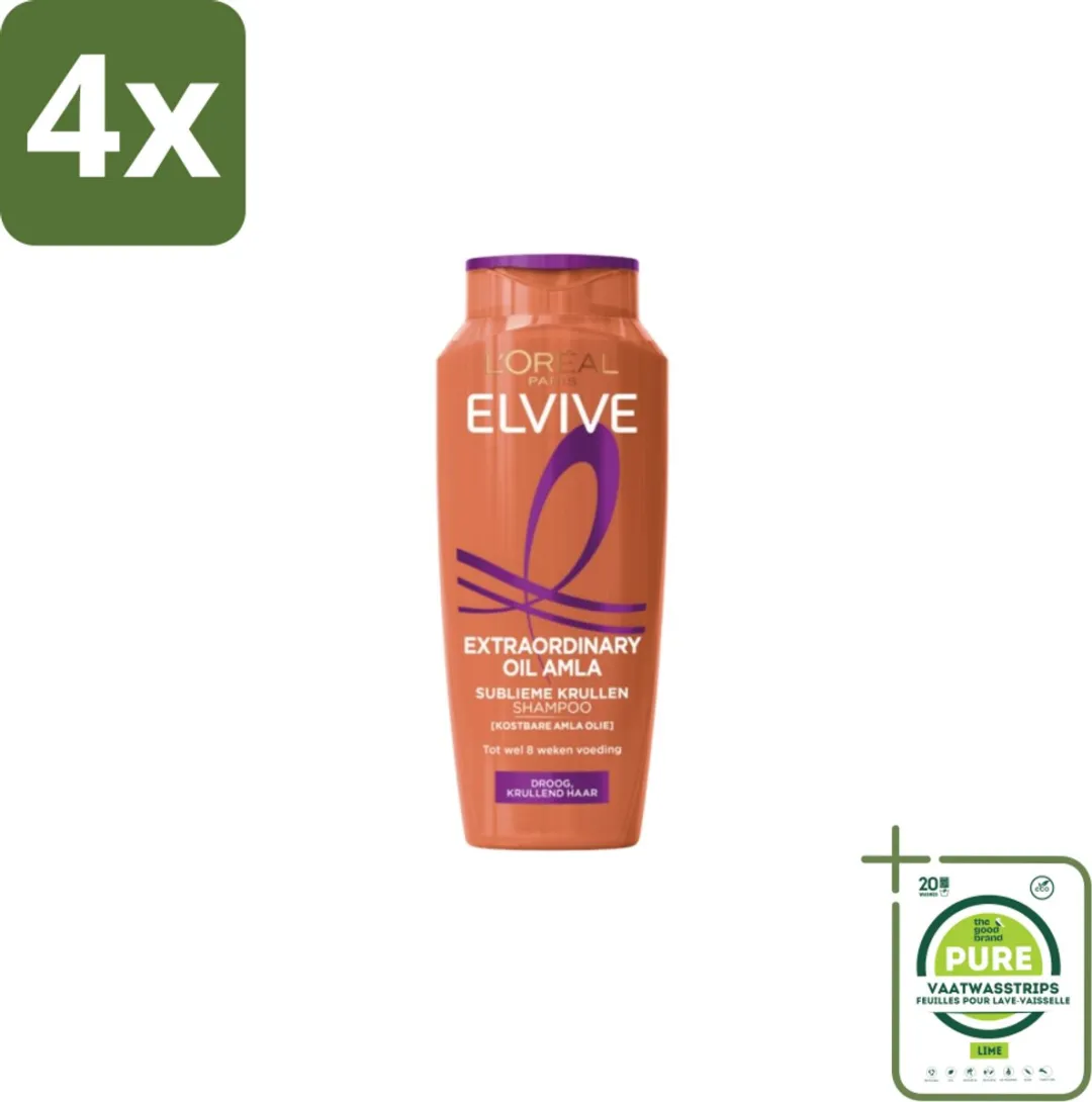 L'Oréal Paris Elvive Extraordinary Oil Krulverzorging Shampoo 250ml