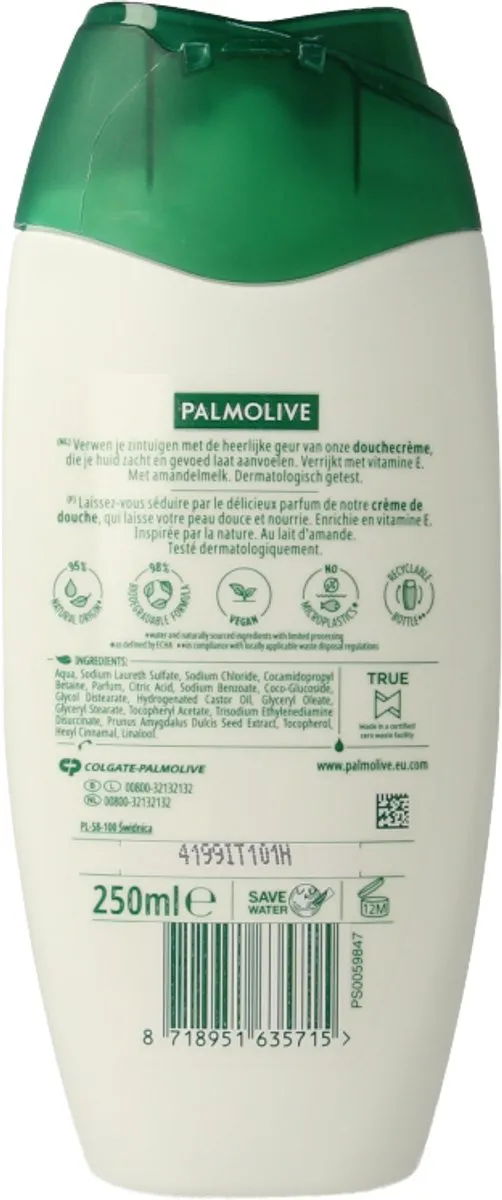 Palmolive Douchecrème Naturals Amandelmelk 250ml