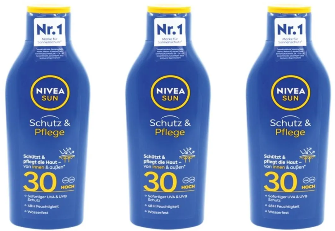 NIVEA SUN Zonnebrandmelk SPF 30 - 3x250ml