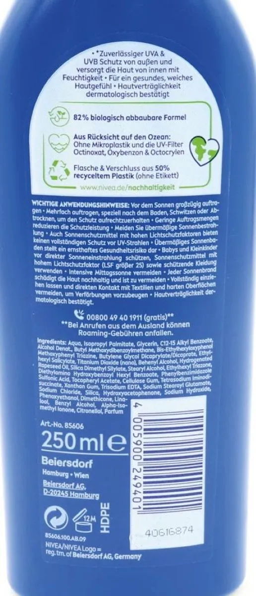 NIVEA SUN Zonnebrandmelk SPF 30 - 3x250ml