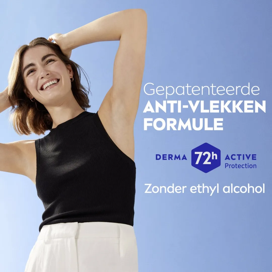 NIVEA Invisible For Black & White Deo Spray 72u - 6x150ml