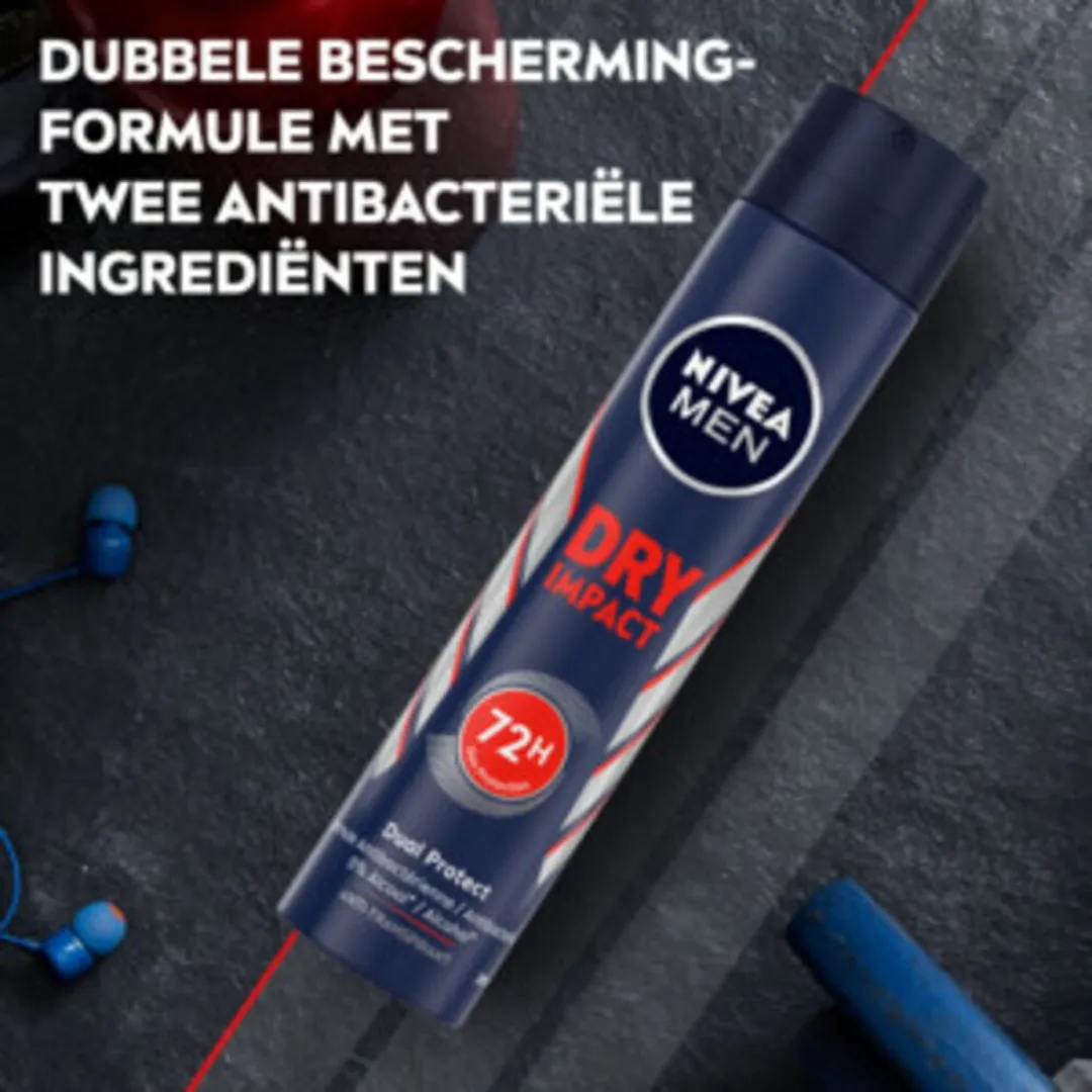 NIVEA Men Anti-Transpirant Spray Dry Impact 200ml