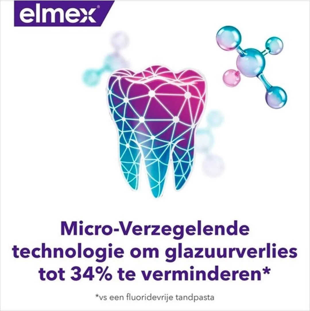 Elmex Professional Opti Glazuur Protection Tandpasta 225ml - 3 Stuks