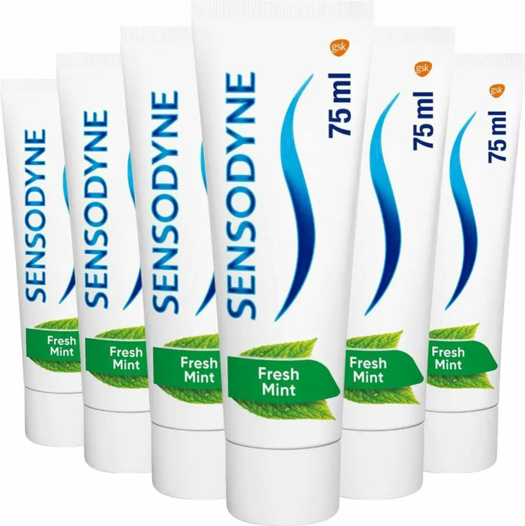 Sensodyne Fresh Mint Tandpasta - 20 Stuks (3x2x75ml)