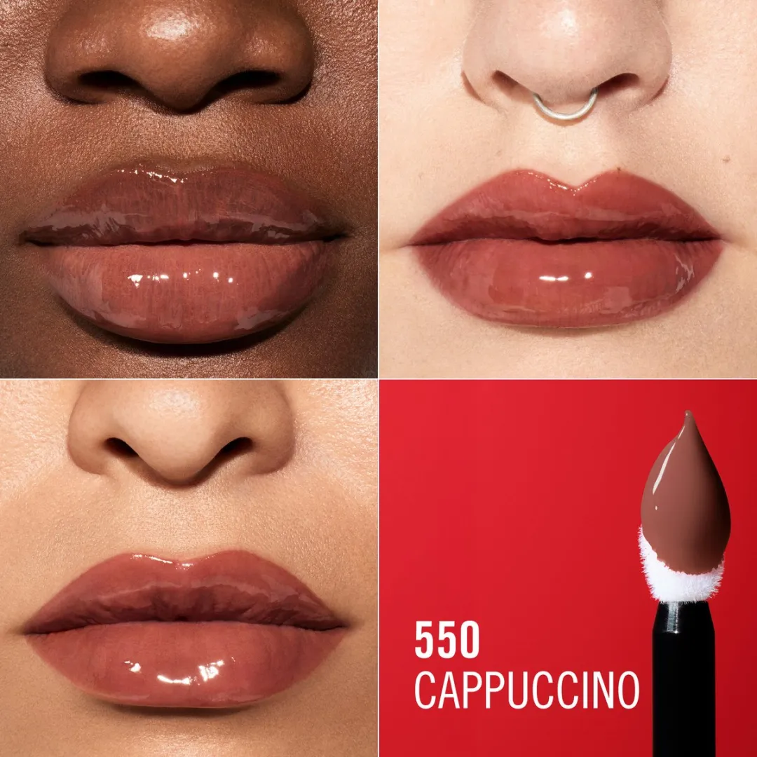 Rimmel London Lip Gloss JP 550 Cappuccino - 3 Stuks