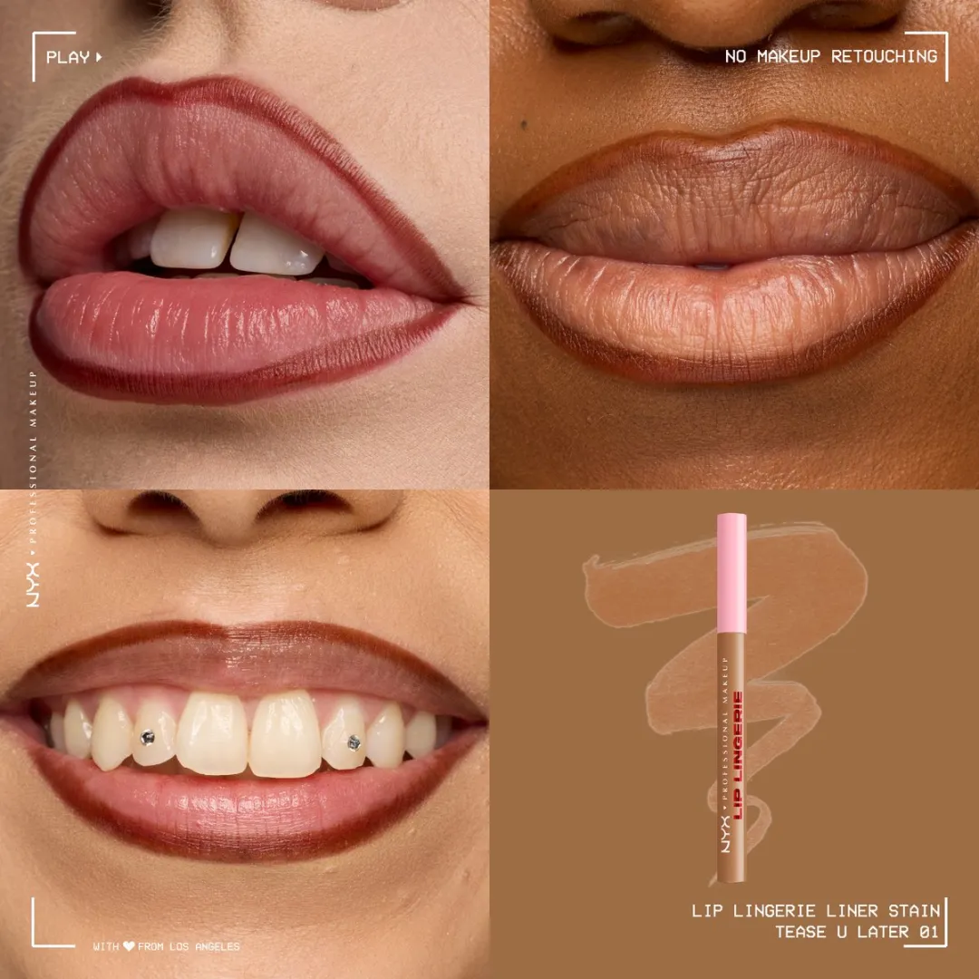 NYX Professional Makeup Lip Lingerie Tease U Later Lip Liner 1ml